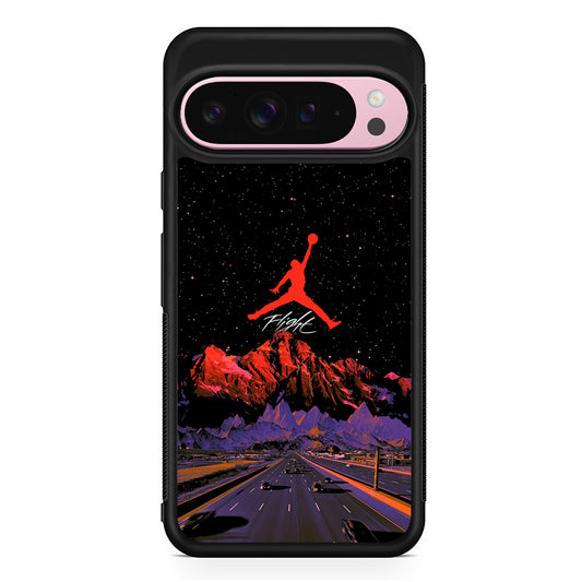 Air Jordan Night Road Landscape Google Pixel 9 Pro XL Case | Protective Cover