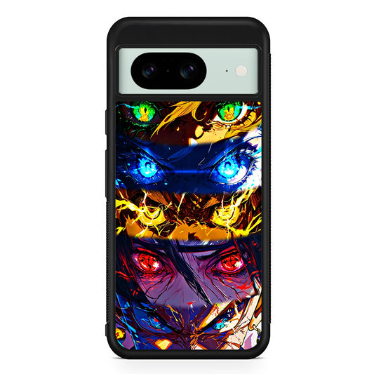 Various Kinds of Anime Eyes Google Pixel 8 Case | Durable Protective Cover for Google Pixel 8