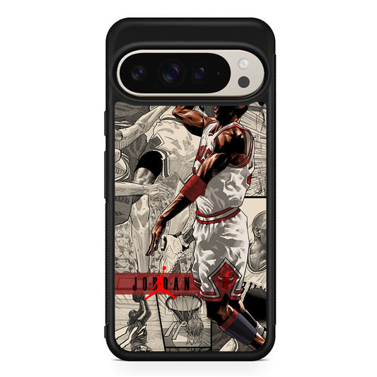 Air Jordan Unusual Jumping Man Google Pixel 9 Pro Case | Slim Protective Cover