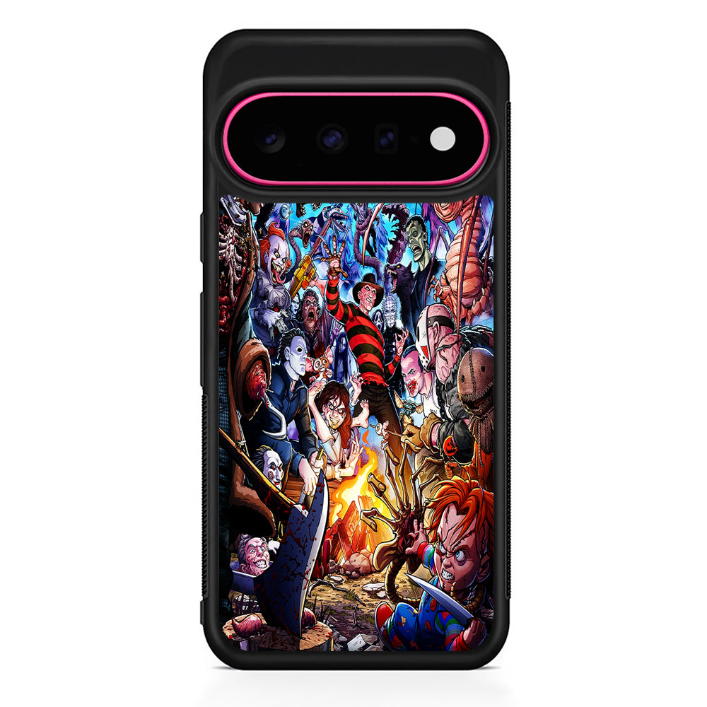 Scary Movie Horror Main Characters Google Pixel 11 Case | Slim Shockproof Cover