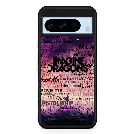 Imagine Dragons Poster Art Google Pixel 8 Pro Case | Slim Rubber Case for Google Pixel 8 Pro