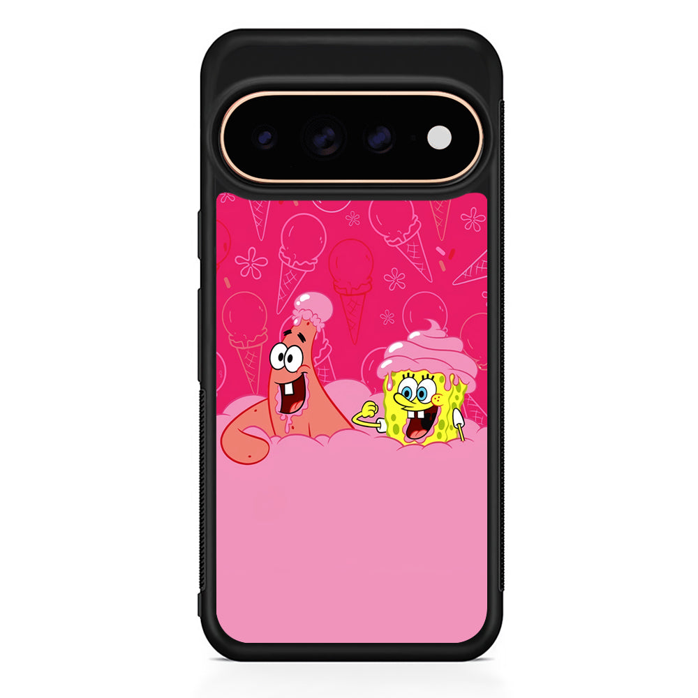 Spongebob and Patrick Eating Ice Cream Google Pixel 11 Pro Case - Stylish Protective Phone Case