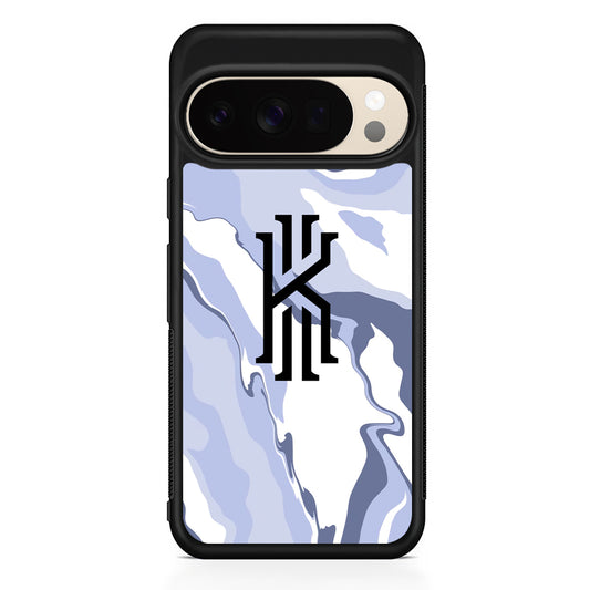 Kyrie Irving Marble Blue Vibes Google Pixel 10 Pro XL Case | Slim Google Pixel 10 Pro XL Protective Case
