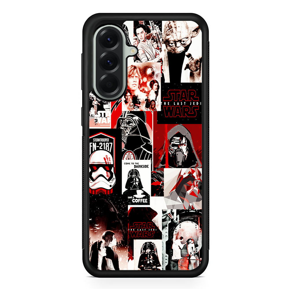 Star Wars Aesthetic Collage Samsung Galaxy A56 Case | Samsung Galaxy A56 Protective Rubber Case