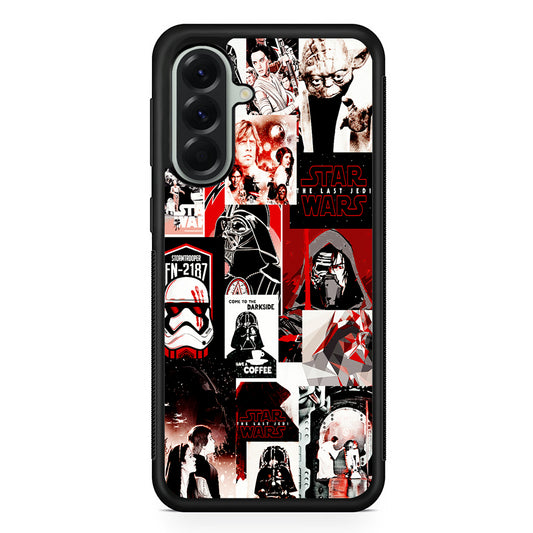 Star Wars Aesthetic Collage Samsung Galaxy A56 Case | Samsung Galaxy A56 Protective Rubber Case