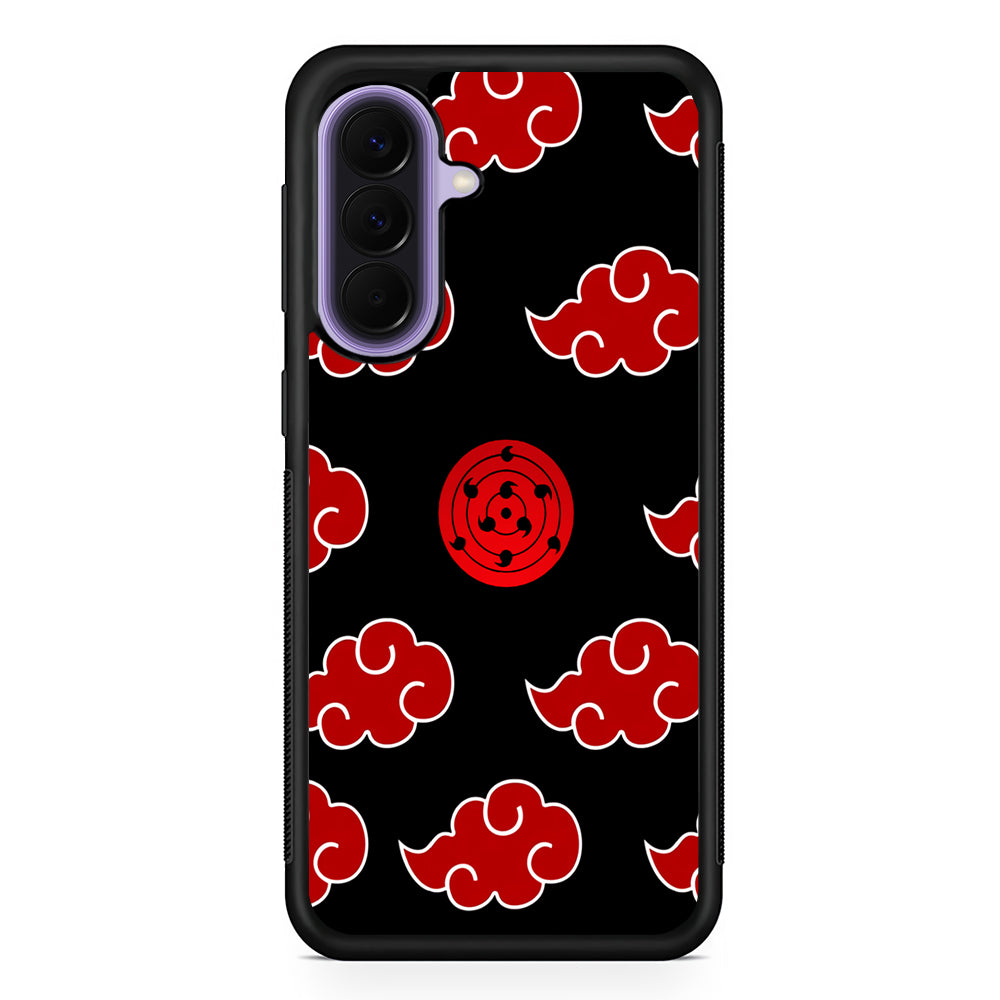 Sharingan and Akatsuki Naruto Samsung Galaxy A57 Case | Slim Samsung Galaxy A57 Rubber Case