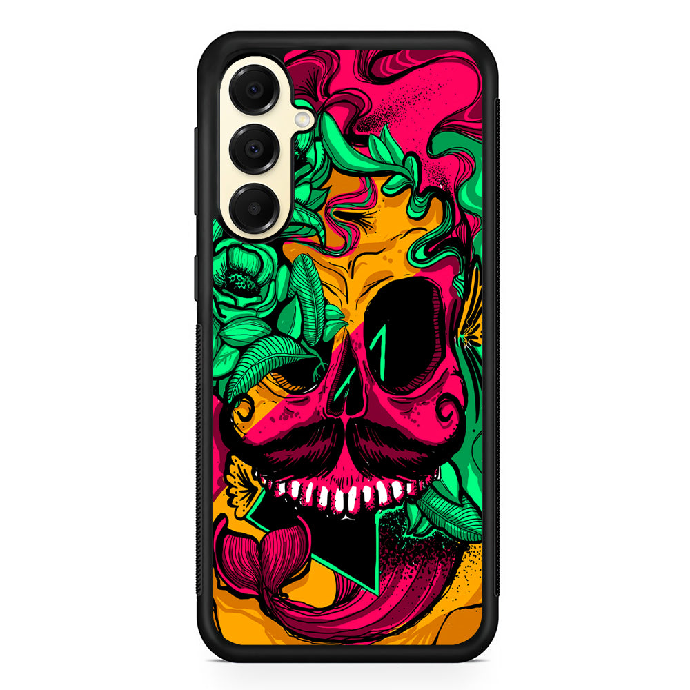 Pirates Skull Artistic Art Samsung Galaxy A16 Case | Slim Rubber Samsung Galaxy A16 Case