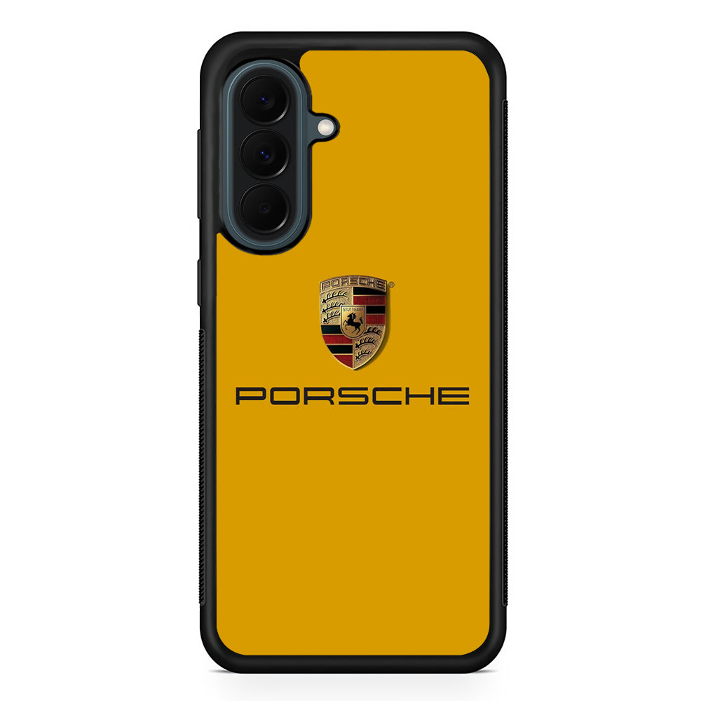 Porsche Small and Simply Samsung Galaxy A37 Case | Samsung Galaxy A37 Rubber Phone Case
