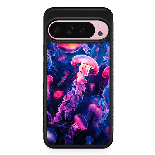 Jellyfish Drifting in The Ocean Google Pixel 9 Pro XL Case | Protective Cover
