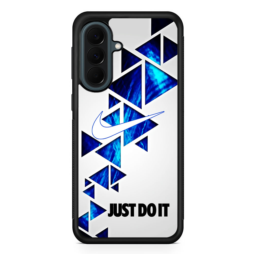 Nike Triangle Marble Just Do It Samsung Galaxy A37 Case | Samsung Galaxy A37 Rubber Phone Case
