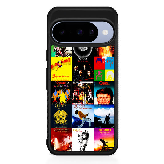 Queen Album Aesthetic Google Pixel 10 Case | Google Pixel 10 Rubber Protective Case