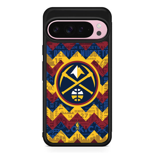 NBA Denver Nuggets Chevron Google Pixel 9 Pro XL Case | Protective Cover