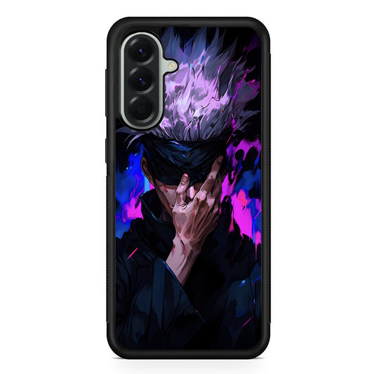 Jujutsu Kaisen Satoru Gojo Art Samsung Galaxy A56 Case | Samsung Galaxy A56 Protective Rubber Case