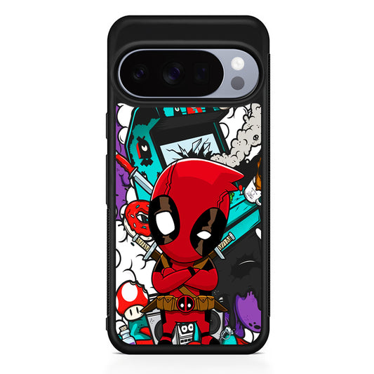 Deadpoll Destroy Game Station Google Pixel 10 Pro Case | Slim Google Pixel 10 Pro Rubber Case