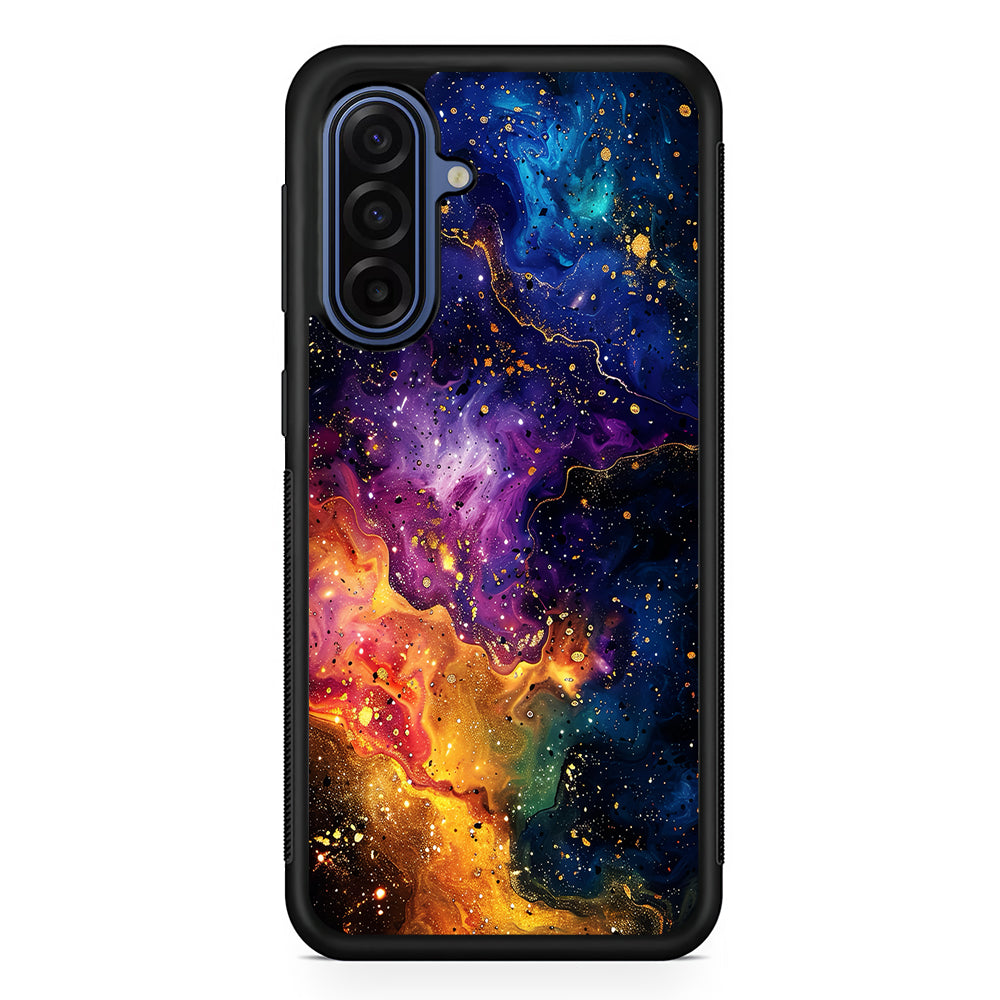 Sparkling Vibrant Abstract Fluid Samsung Galaxy A17 Case | Slim Protective Phone Cover