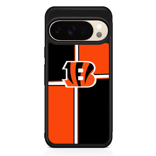 NFL Cincinnati Bengals Logo Google Pixel 10 Pro XL Case | Slim Google Pixel 10 Pro XL Protective Case