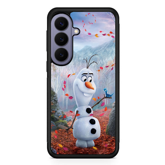 Olaf Frozen in the morning Samsung Galaxy S26 Case | Durable Rubber Case for Samsung Galaxy S26