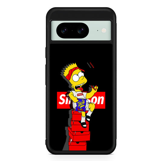 The Stylish Bart Simpson Google Pixel 8 Case | Durable Protective Cover for Google Pixel 8
