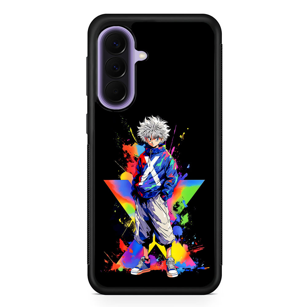 Hunter x Hunter Killua Fashionable Samsung Galaxy A57 Case | Slim Samsung Galaxy A57 Rubber Case