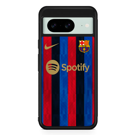 Nike Barcelona Jersey Home Google Pixel 8 Case | Slim Rubber Case for Google Pixel 8