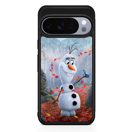 Olaf Frozen in the morning Google Pixel 10 Pro Case | Slim Google Pixel 10 Pro Rubber Case