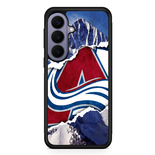 NHL Colorado Avalanche Mountains Samsung Galaxy S26 Case | Durable Rubber Case for Samsung Galaxy S26