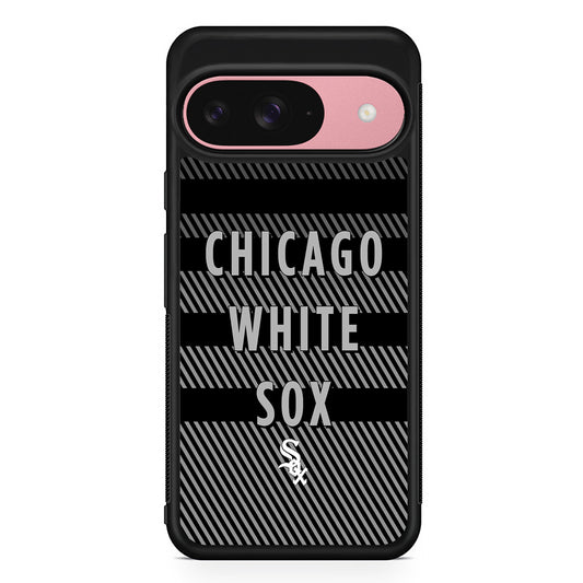 MLB Chicago White Sox Team Google Pixel 9 Case | Google Pixel 9 Protective Rubber Case