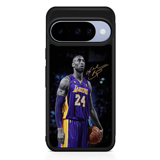 Kobe Bryant Legend Google Pixel 10 Case | Google Pixel 10 Rubber Protective Case