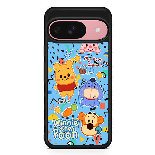 Winnie The Pooh The Best Friend Google Pixel 9 Case | Google Pixel 9 Protective Rubber Case