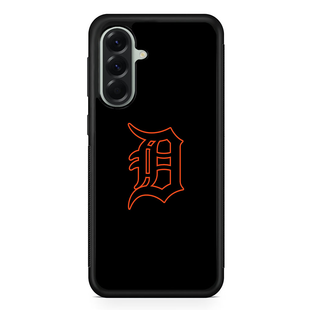 MLB Detroit Tigers Team Samsung Galaxy A56 Case | Samsung Galaxy A56 Protective Rubber Case