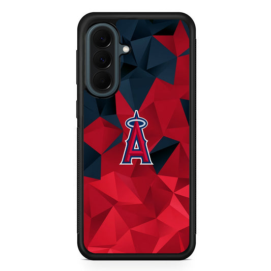 MLB Los Angeles Angels Team Samsung Galaxy A37 Case | Samsung Galaxy A37 Rubber Phone Case