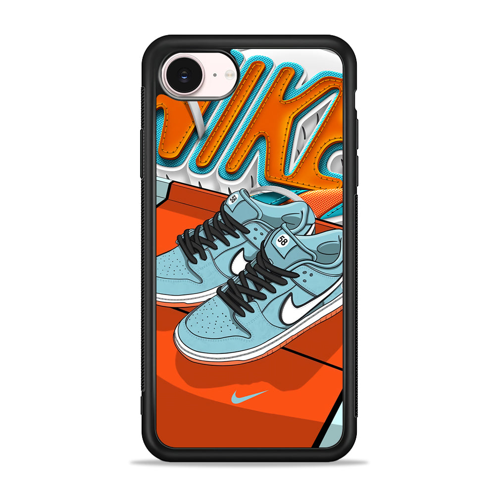 Nike Number 58 iPhone 17e Case - Silicone Case