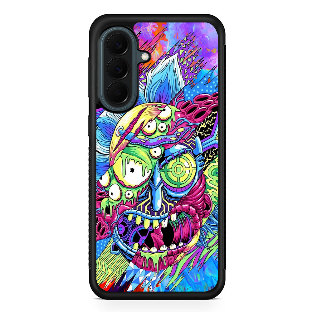 Rick Colour Trippy Samsung Galaxy A37 Case | Samsung Galaxy A37 Rubber Phone Case