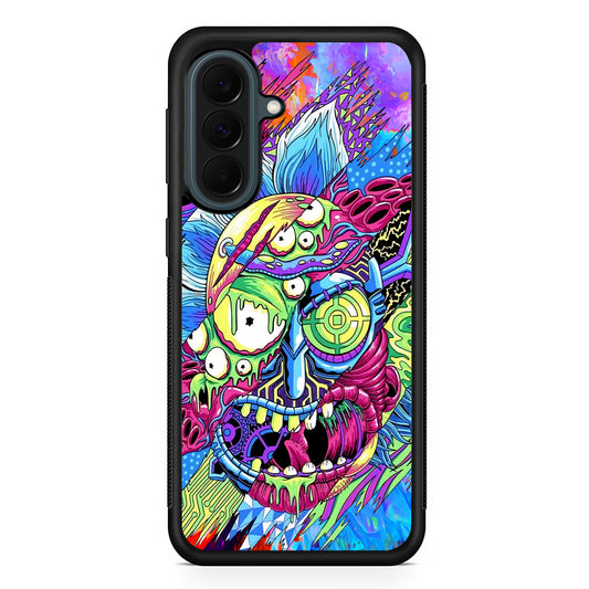 Rick Colour Trippy Samsung Galaxy A37 Case | Samsung Galaxy A37 Rubber Phone Case