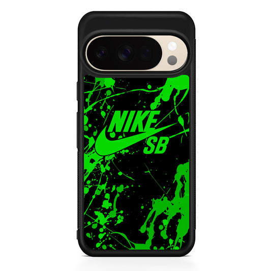 Nike Green Paint Splash Google Pixel 10 Pro XL Case | Durable Google Pixel 10 Pro XL Cover