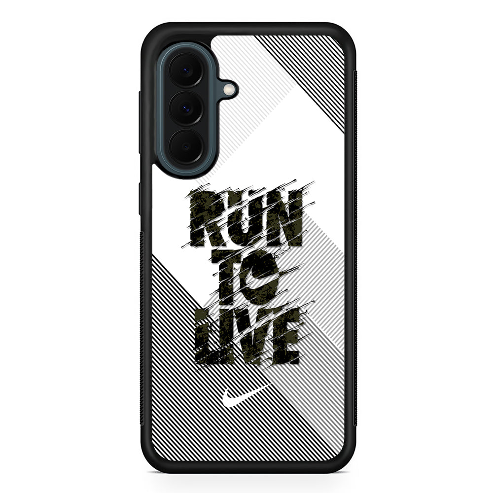 Nike Live Must Run Samsung Galaxy A37 Case | Samsung Galaxy A37 Rubber Phone Case