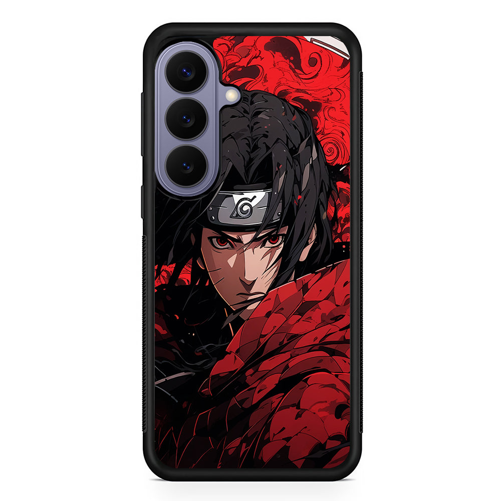 Itachi Uchiha Red Clothes Samsung Galaxy S26 Case | Durable Rubber Case for Samsung Galaxy S26