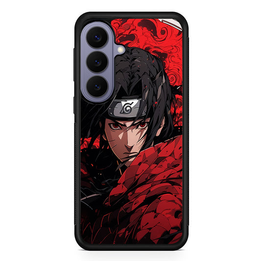 Itachi Uchiha Red Clothes Samsung Galaxy S26 Case | Durable Rubber Case for Samsung Galaxy S26