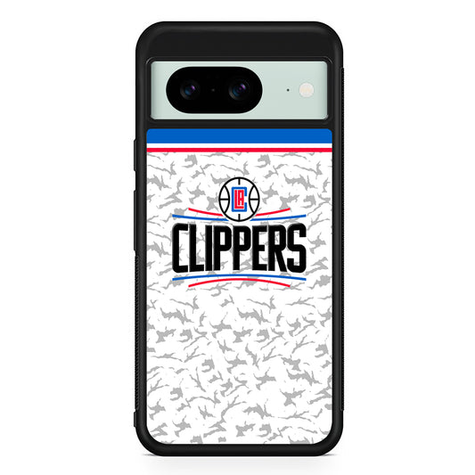NBA Los Angeles Clippers Logo Google Pixel 8 Case | Durable Protective Cover for Google Pixel 8