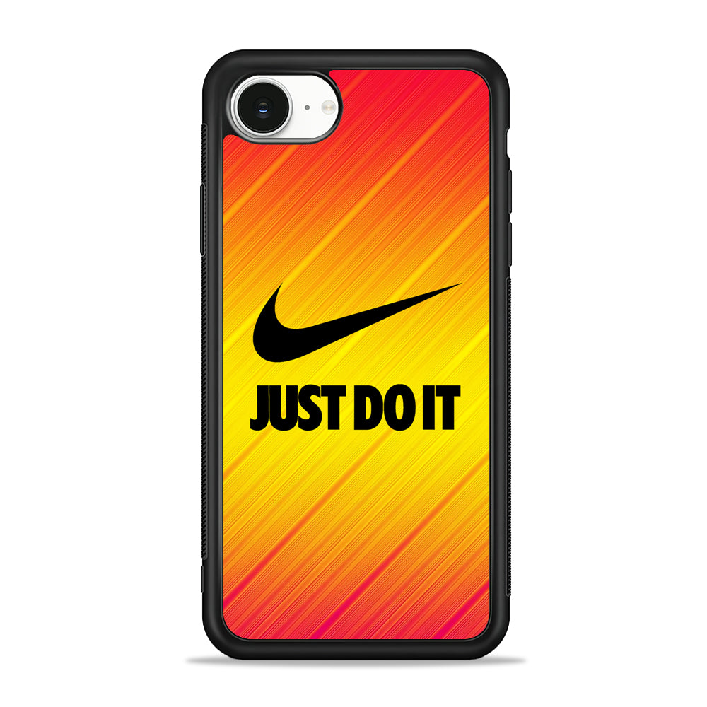 Nike Gradation Colour Just Do It iPhone 16e Case - Slim Silicone Case