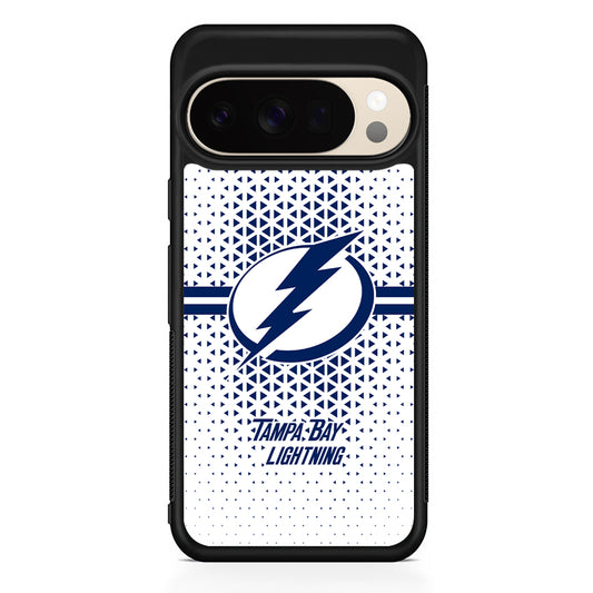 NHL Tampa Bay Lightning Triangle Google Pixel 10 Pro XL Case | Slim Google Pixel 10 Pro XL Protective Case