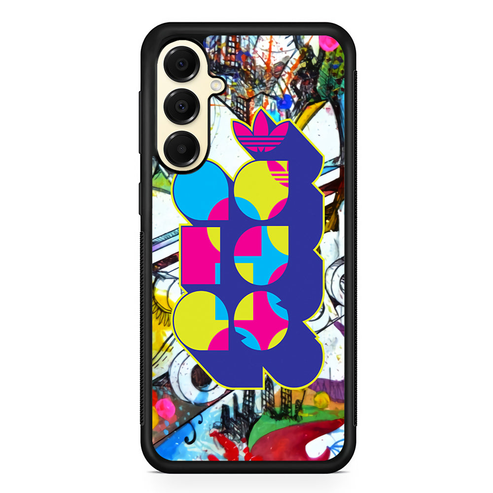Adidas Wide Word Samsung Galaxy A16 Case | Slim Rubber Case for Samsung Galaxy A16