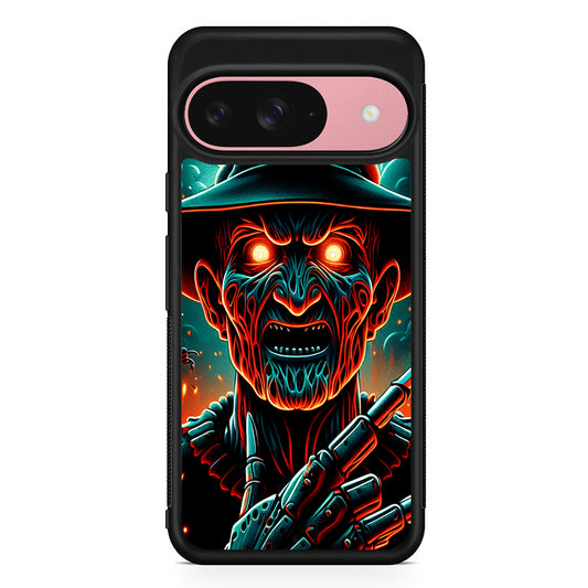 Freddy Krueger Horror Movie Google Pixel 9 Case | Google Pixel 9 Protective Rubber Case