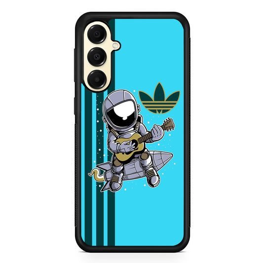 Adidas Astronaut Guitar Samsung Galaxy A16 Case | Slim Rubber Case for Samsung Galaxy A16