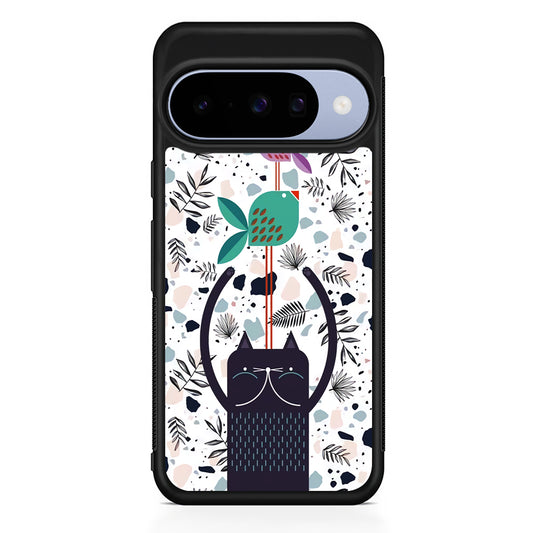Cat Fish Aesthetic Google Pixel 10 Case | Google Pixel 10 Rubber Protective Case