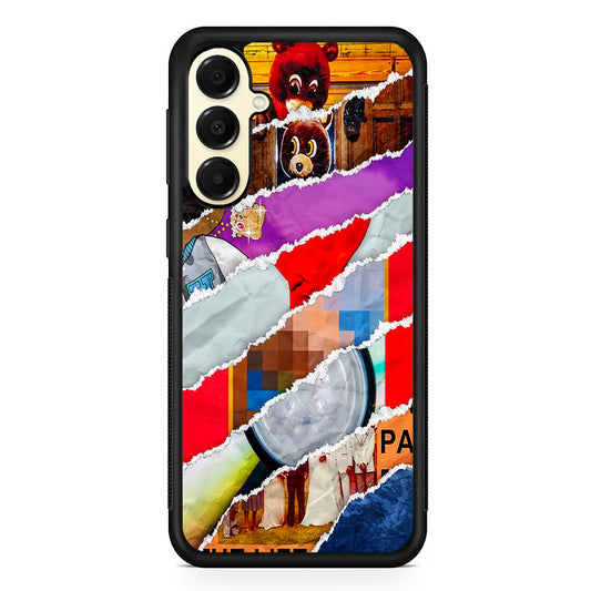 Kanye West Album Collage Samsung Galaxy A16 Case | Slim Rubber Samsung Galaxy A16 Case