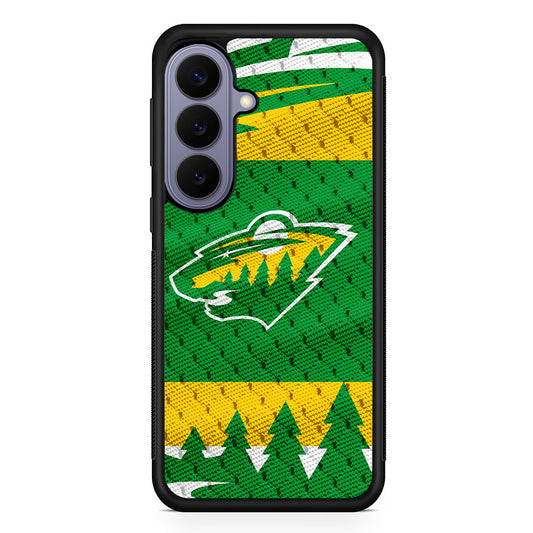 NHL Minnesota Wild Jersey Samsung Galaxy S26 Case | Durable Rubber Case for Samsung Galaxy S26