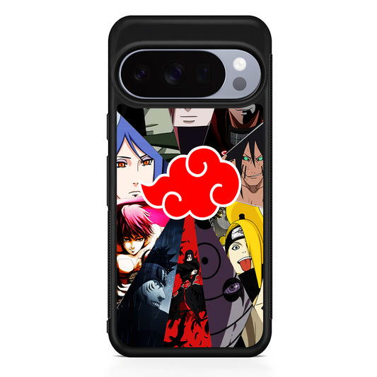 Naruto Akatsuki Clan Member Google Pixel 10 Pro Case | Slim Google Pixel 10 Pro Rubber Case
