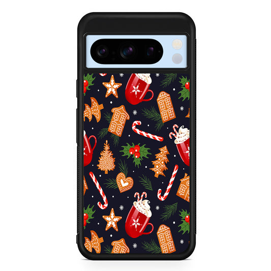 Christmas Ornaments Aesthetic Google Pixel 8 Pro Case | Slim Rubber Case for Google Pixel 8 Pro