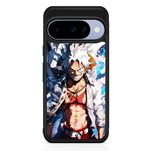 One Piece Luffy Sun God Nika Google Pixel 10 Case | Google Pixel 10 Rubber Protective Case